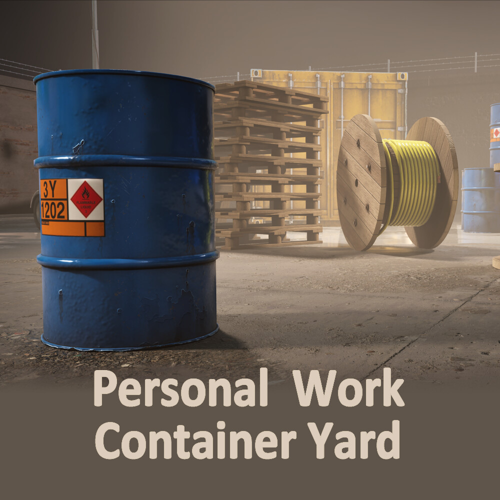 ArtStation - Container Yard