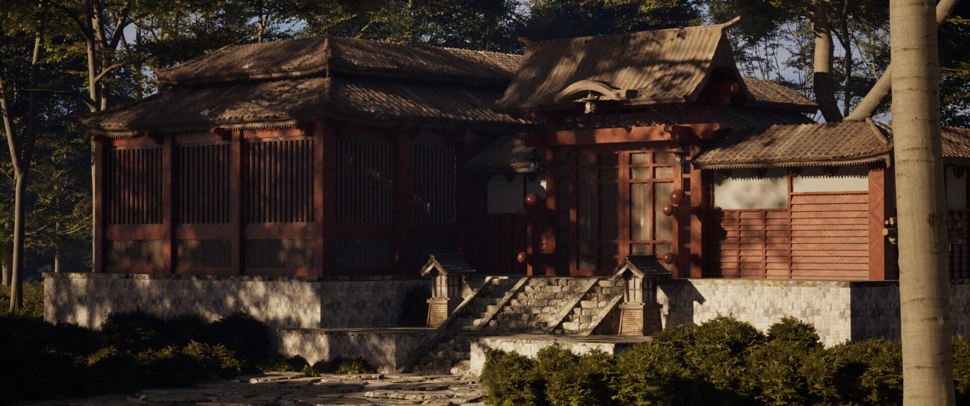 ArtStation - Japanese Temple