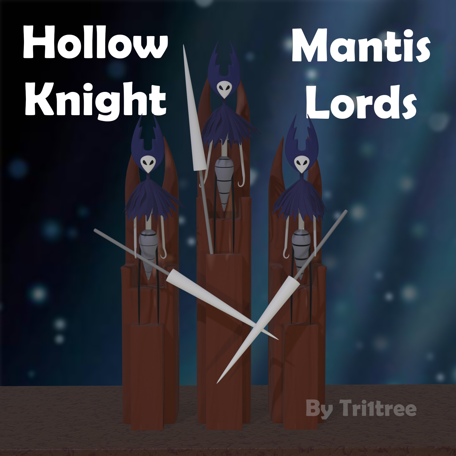 ArtStation - Hollow Knight - Mantis Lords Characters