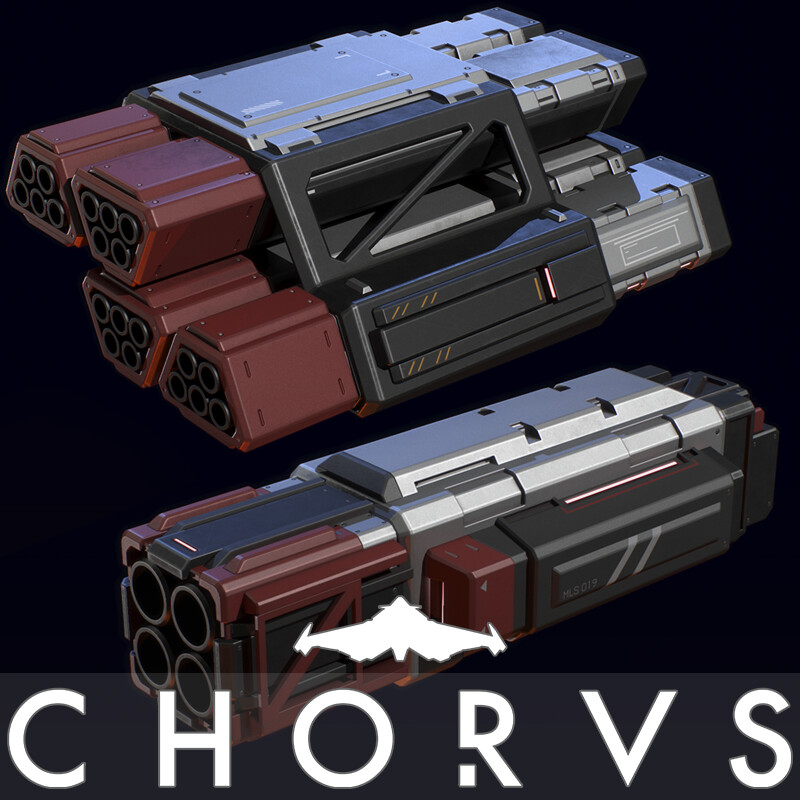 ArtStation Various weapons for Chorus Game