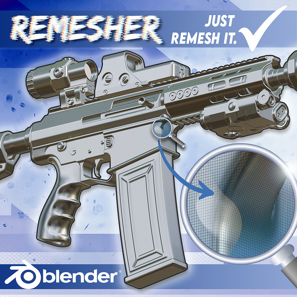 Master the Remesher: Ultimate Guide to Hard Surface Art in Blender