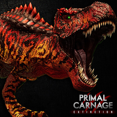ArtStation Thanatos Tyrannosaurus (Primal Carnage Extinction)