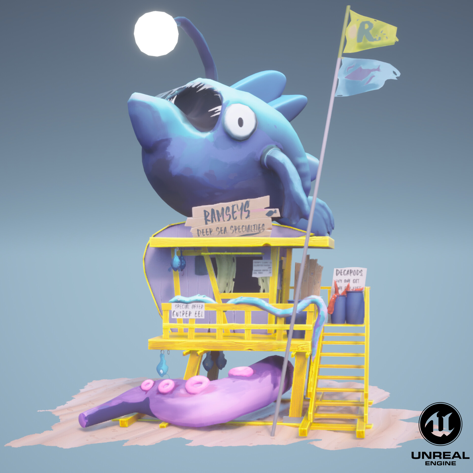 ArtStation - Beach Tower