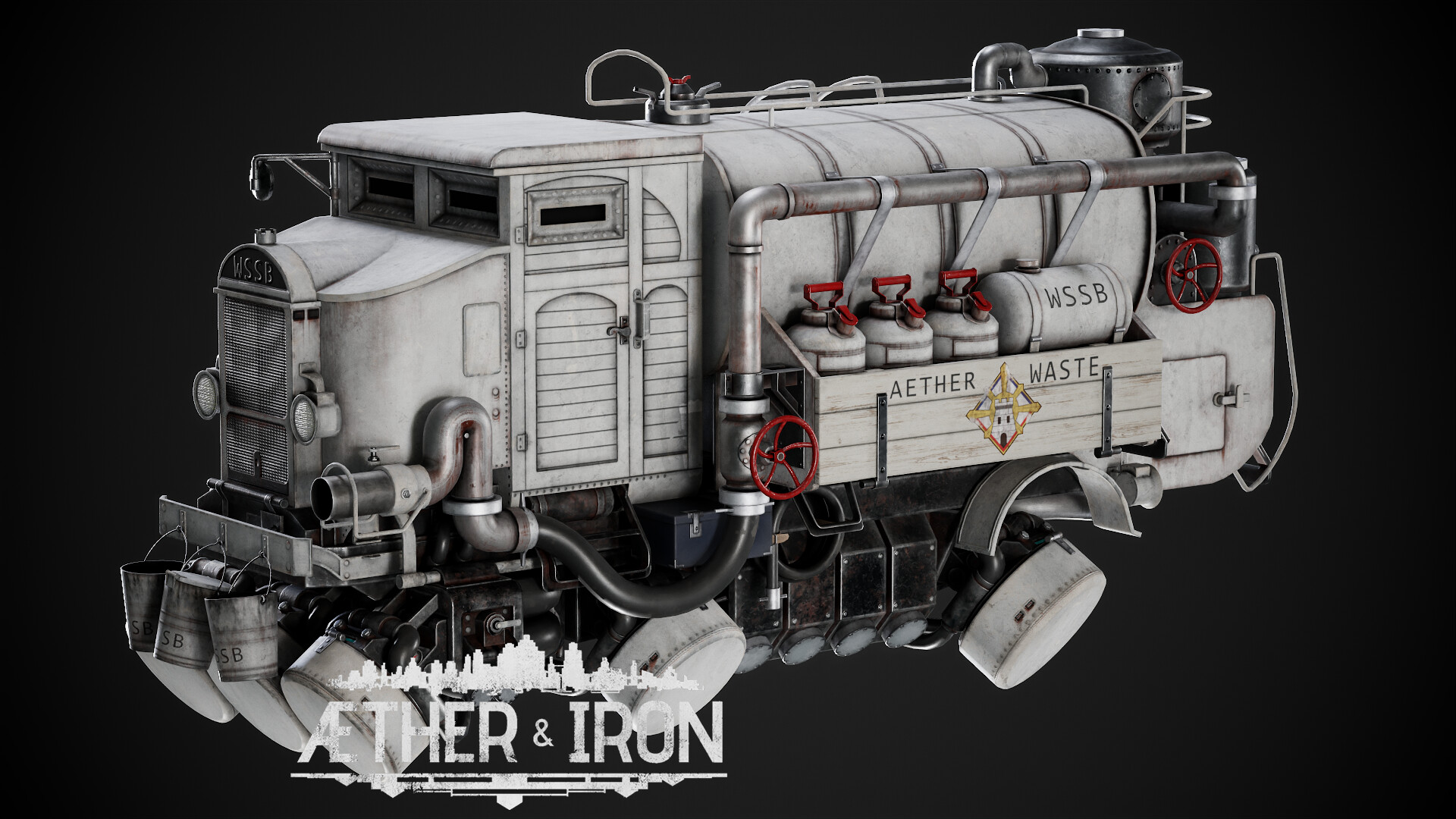 ArtStation - Aether & Iron : Waste Truck Sludge