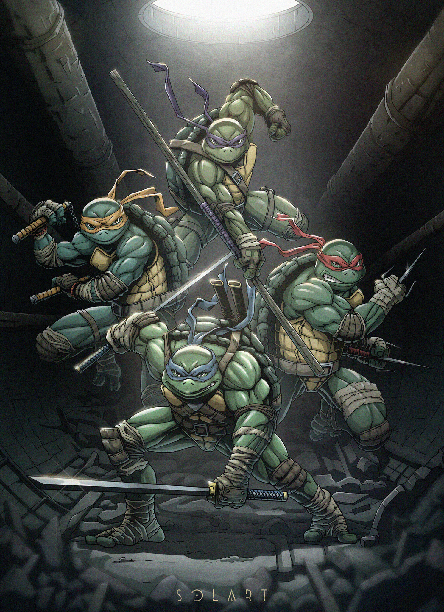 ArtStation - Teenage Mutant Ninja Turtles