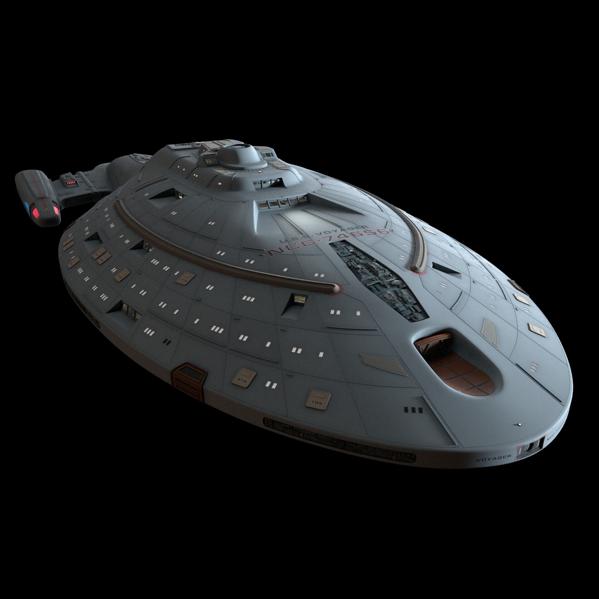 ArtStation U.S.S. Voyager