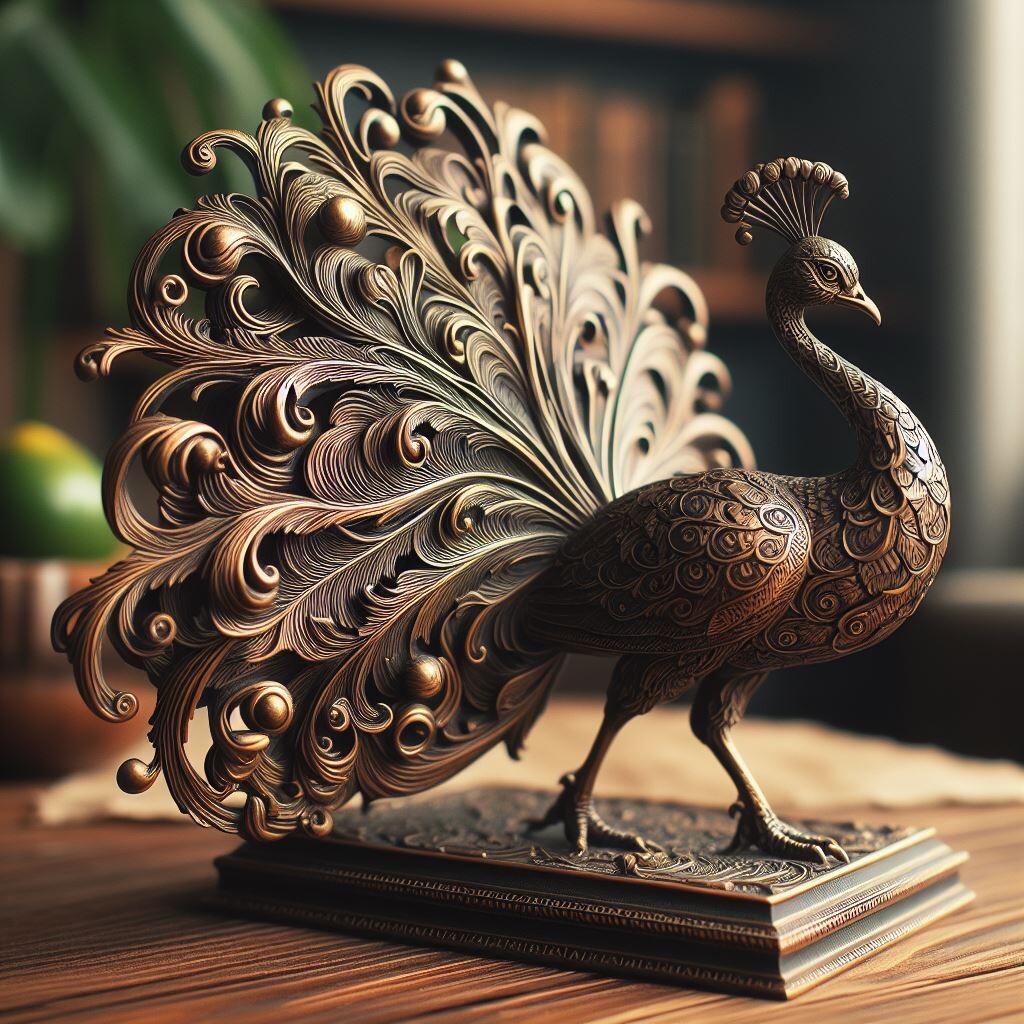 ArtStation - Peacock. Old Bronze