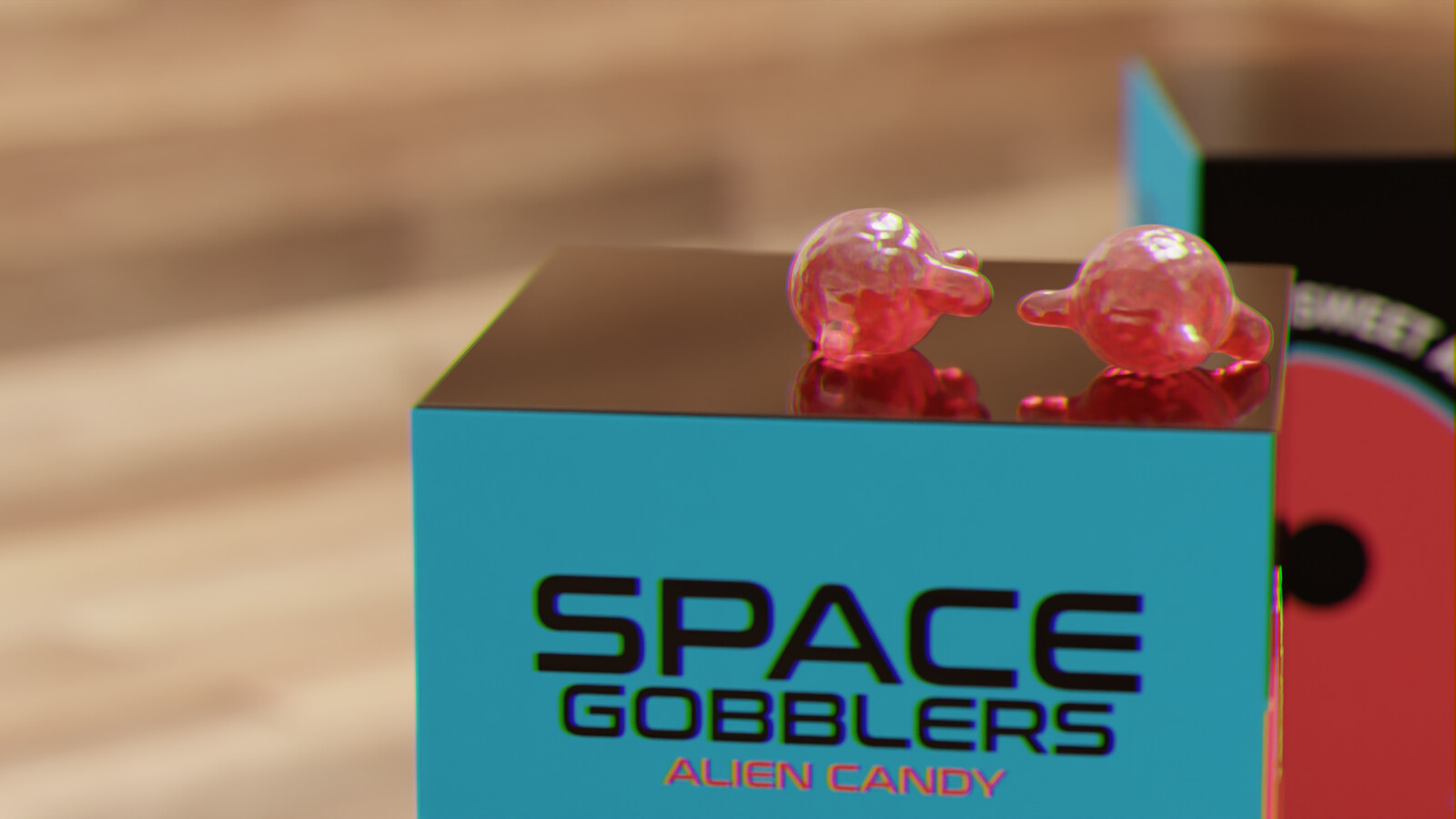 Space Gobblers candy product and brand design concept