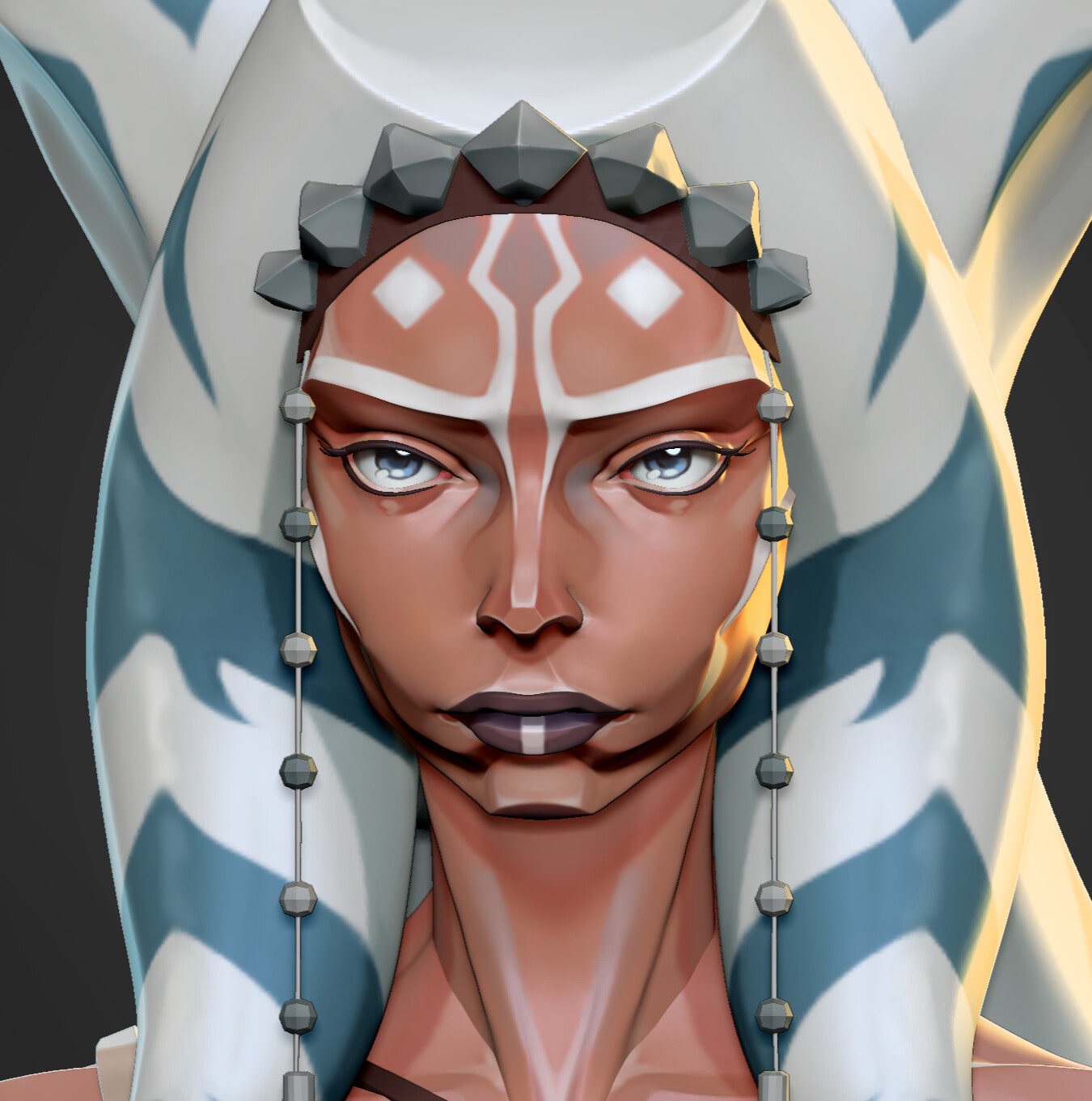 ArtStation - Ahsoka/Shaak-ti Amalgam.