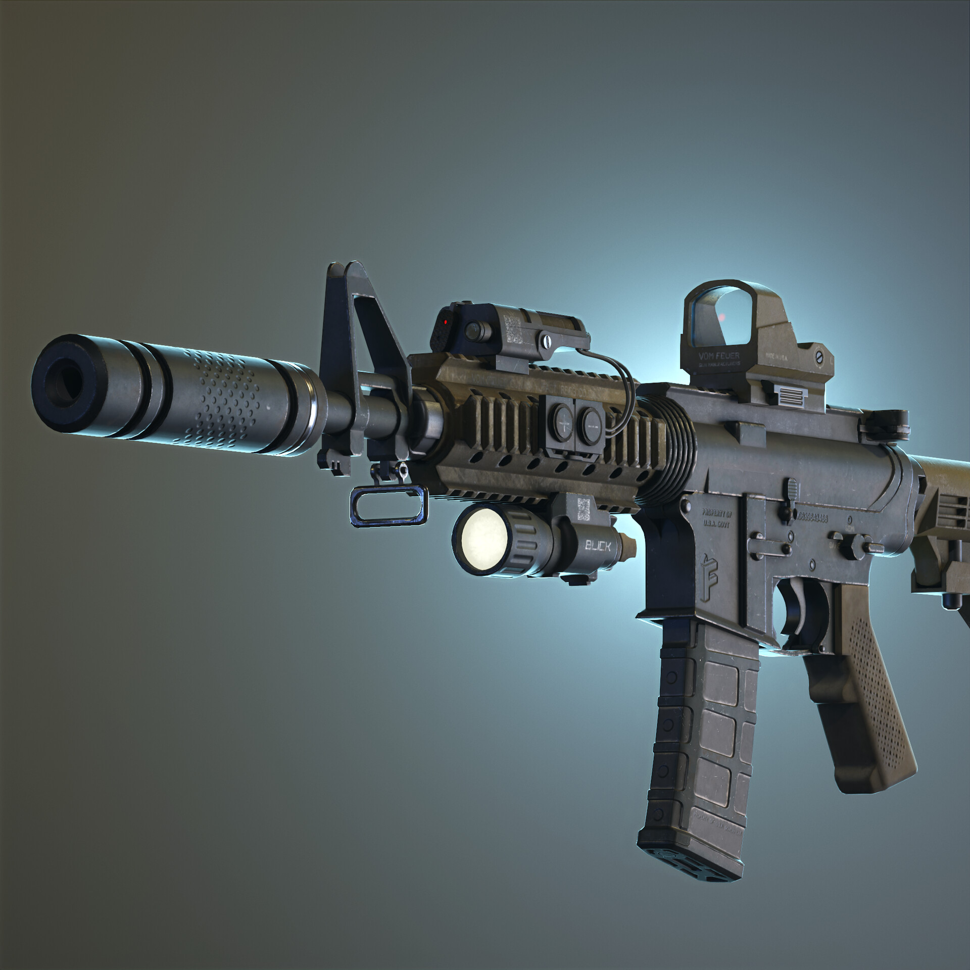 ArtStation - M4A1 Carbine