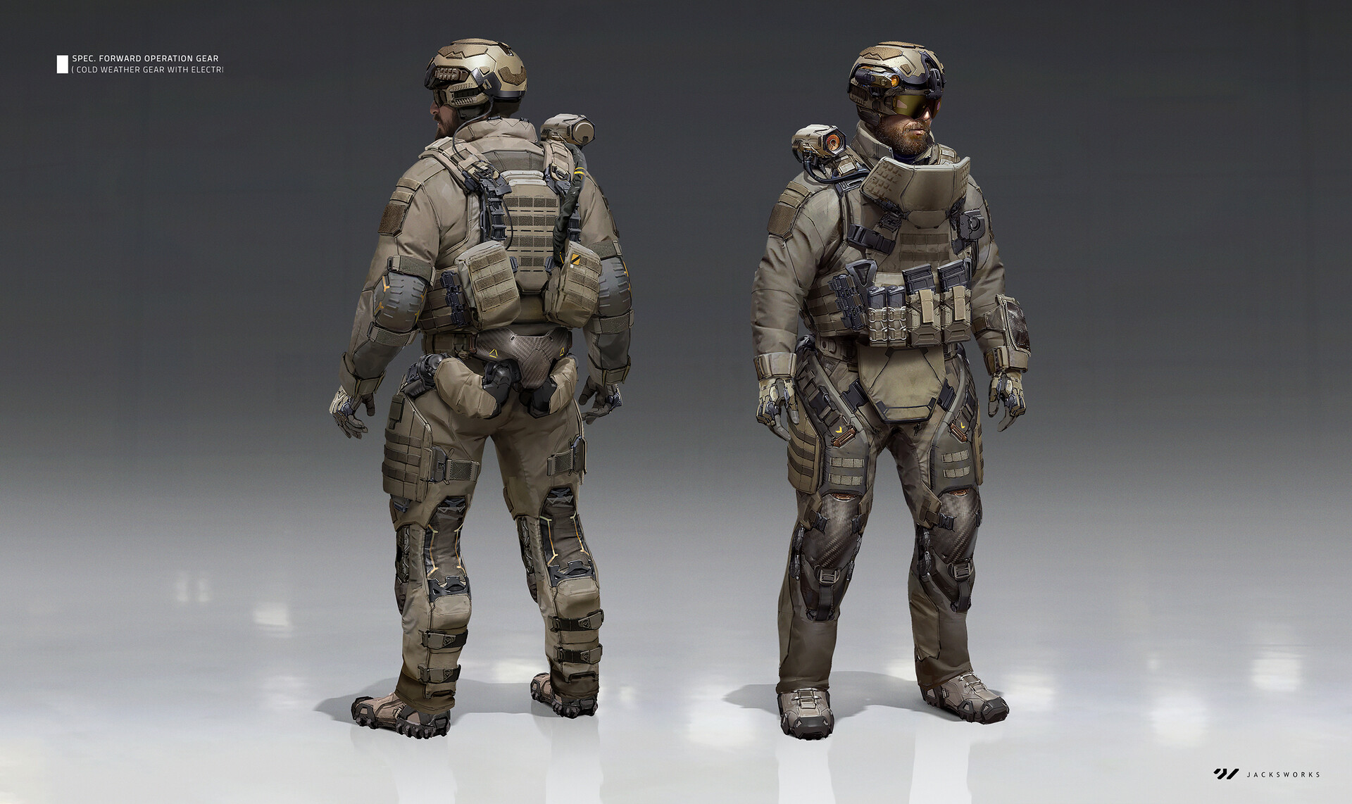 ArtStation - Military exoskeleton concept