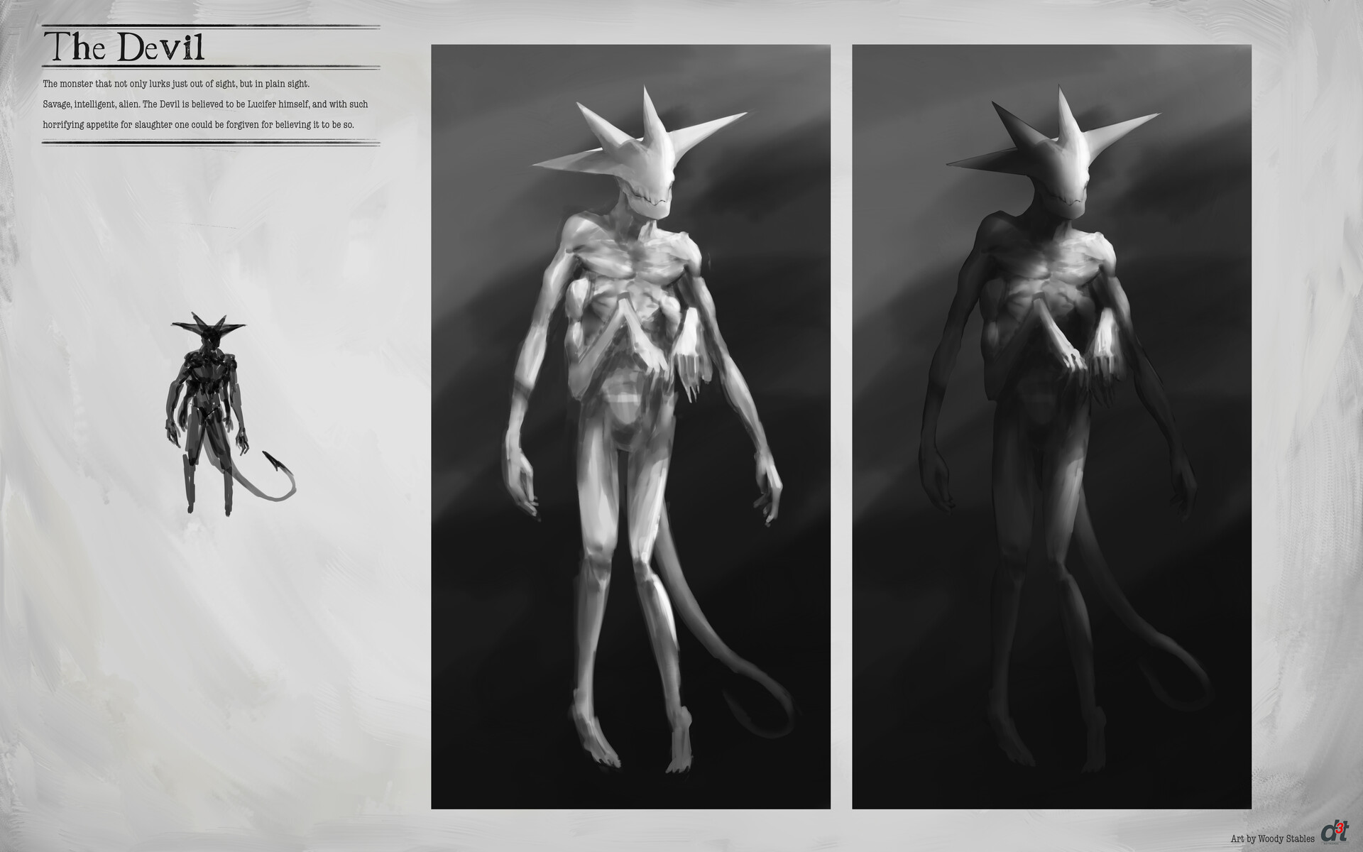 ArtStation - 'The Devil' Sci-Fi Horror Concept Pt.1