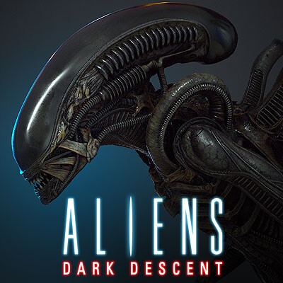 ArtStation - alien drone ( Aliens: Dark Descent )