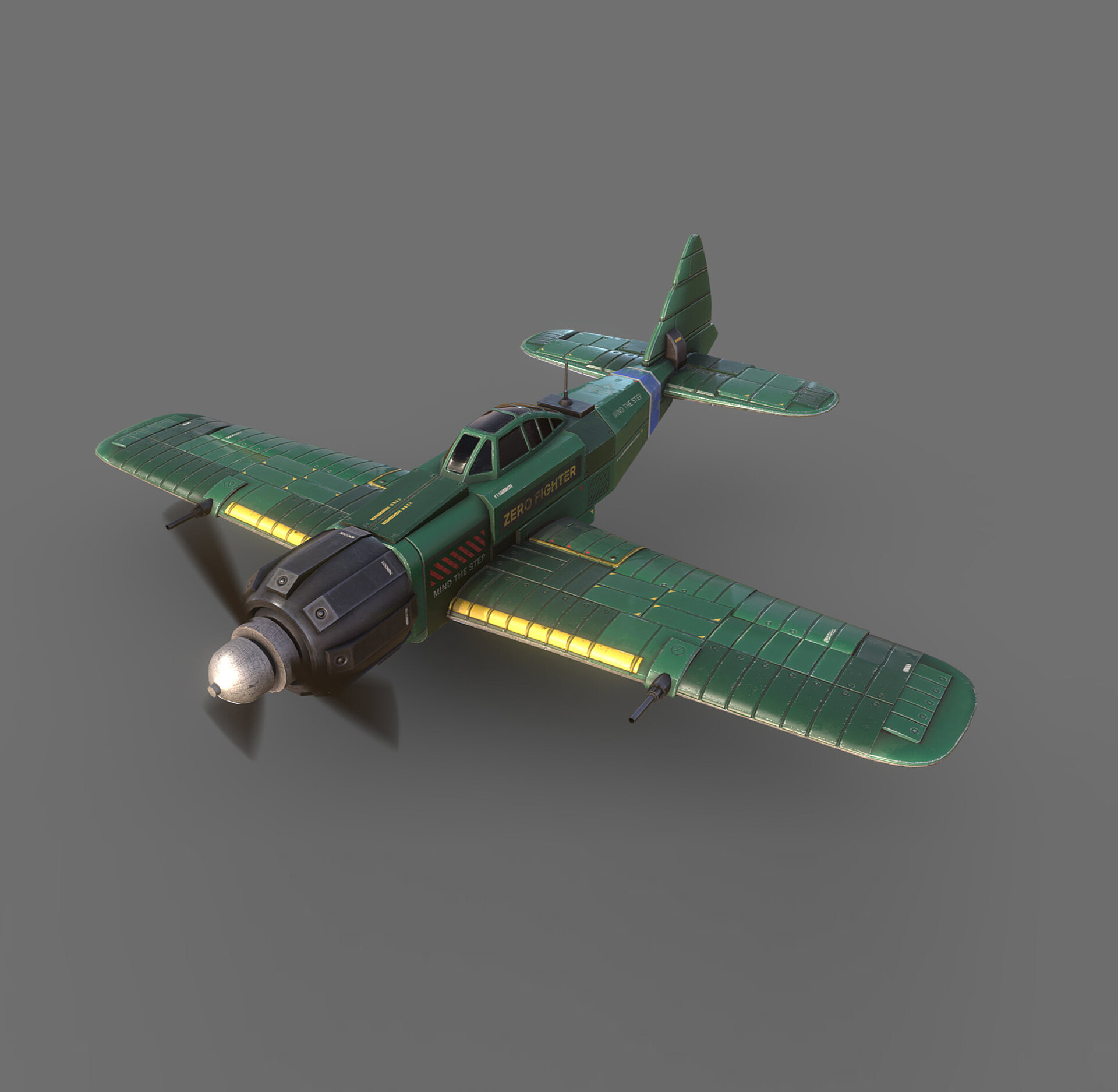 ArtStation - Mitsubishi A6M Zero