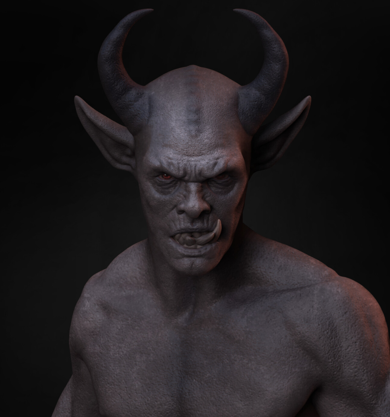 ArtStation - Demon Sculpt