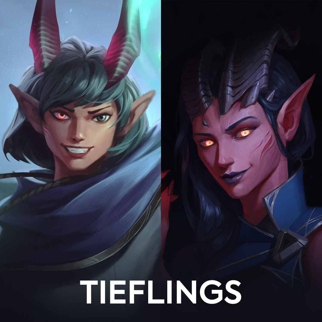 ArtStation - DND Tieflings