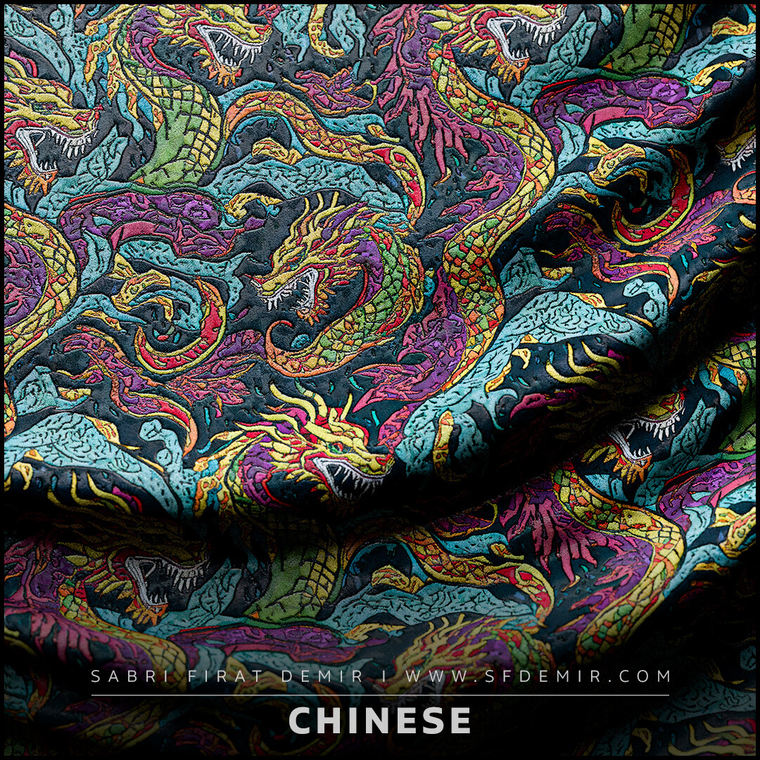 Chinese Cloth Fabric Pack - PBR