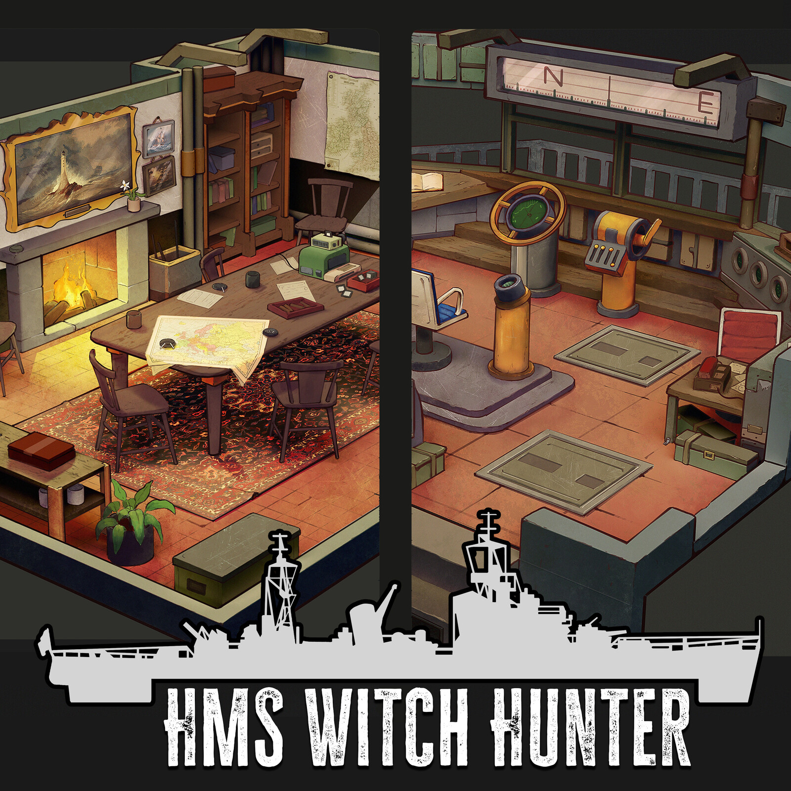 HMS Witch Hunter - Interiors