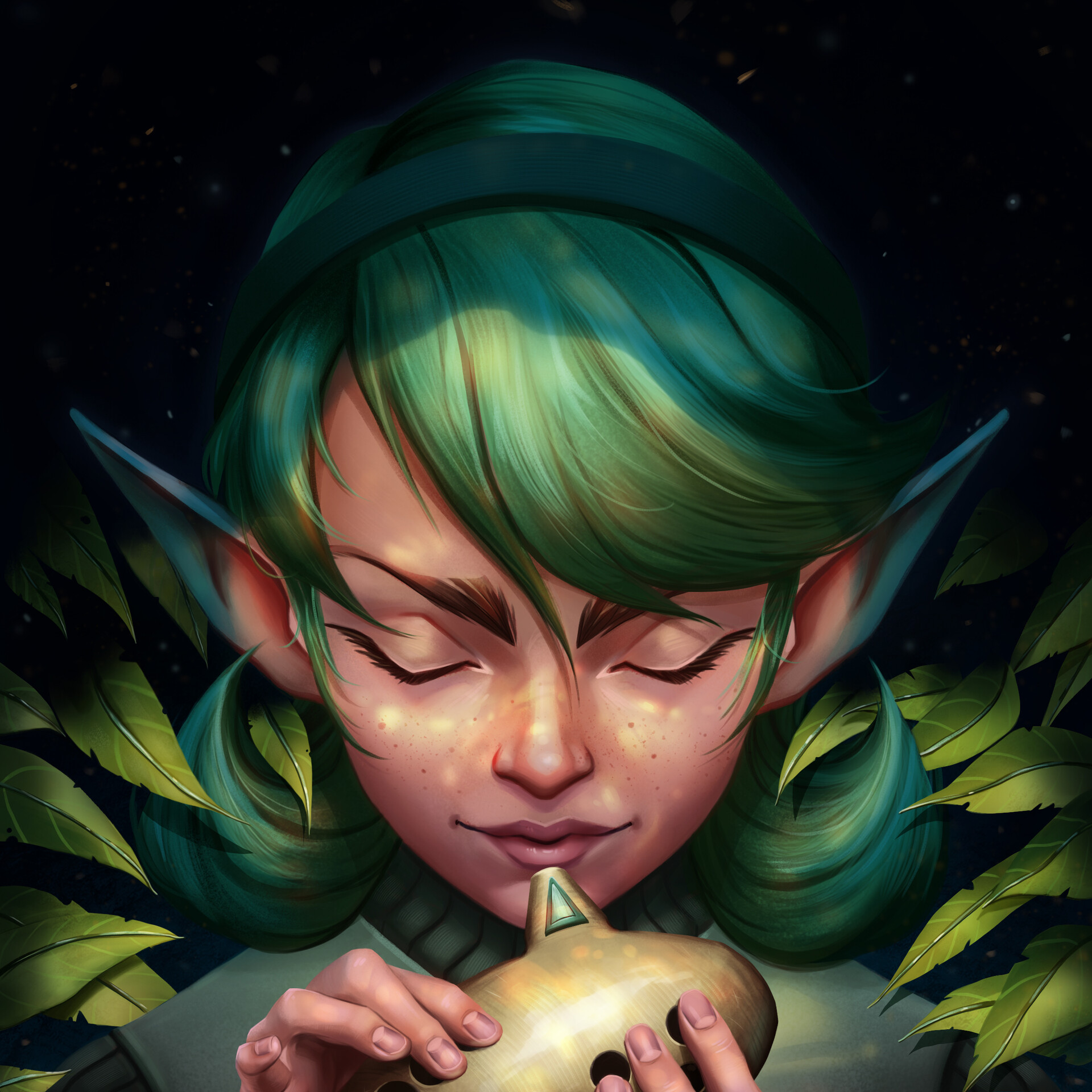 ArtStation - Saria: Sage of the Forest (Fan illustration)