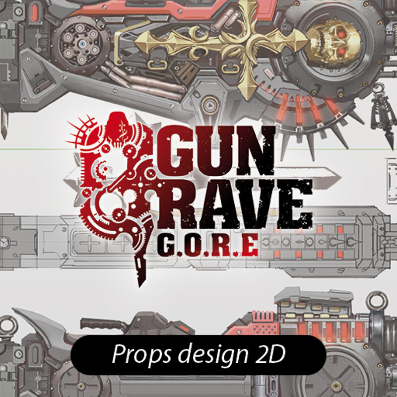 GunGrave: Gore - Props design 2D