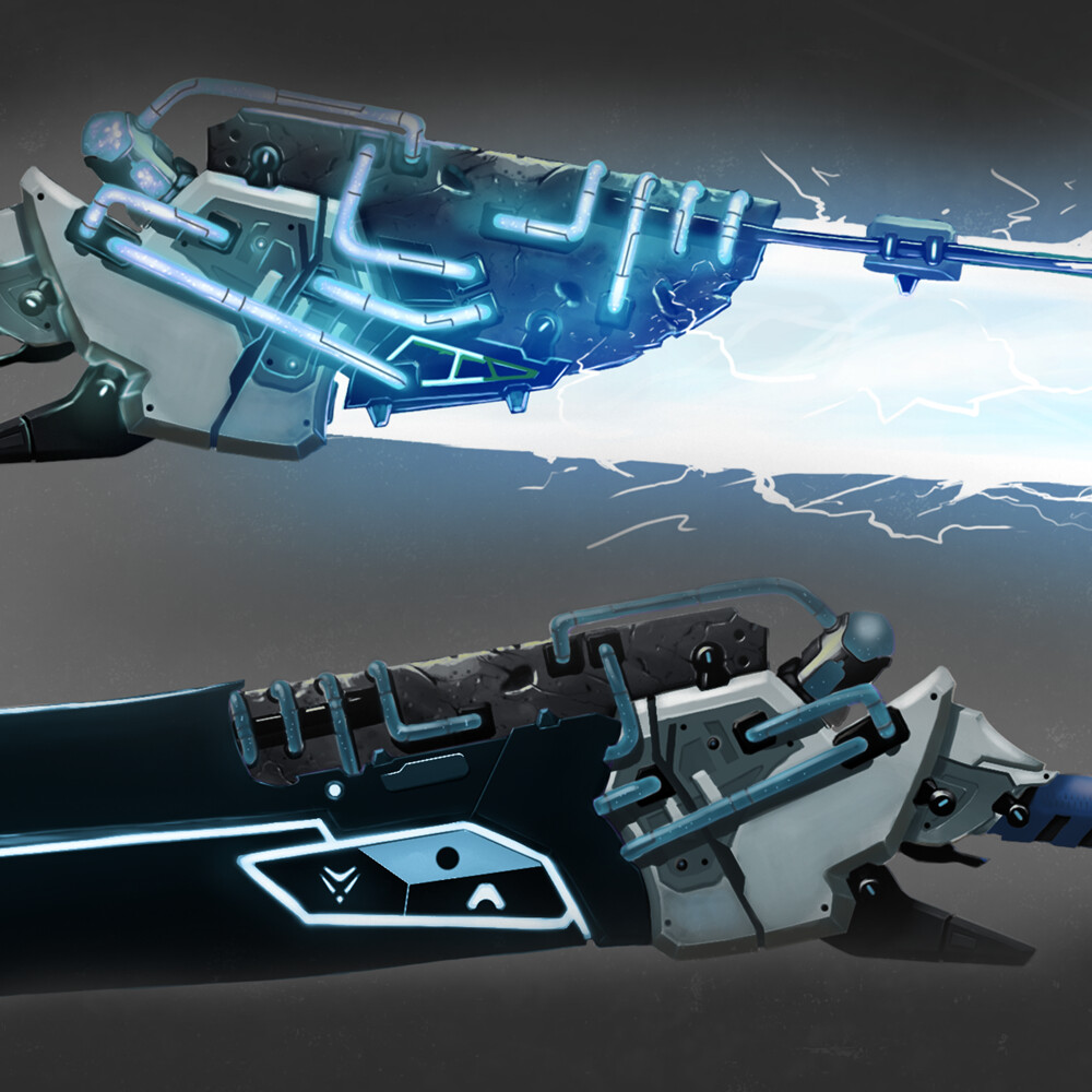 ArtStation - Shovelpunk - Weapon Concept