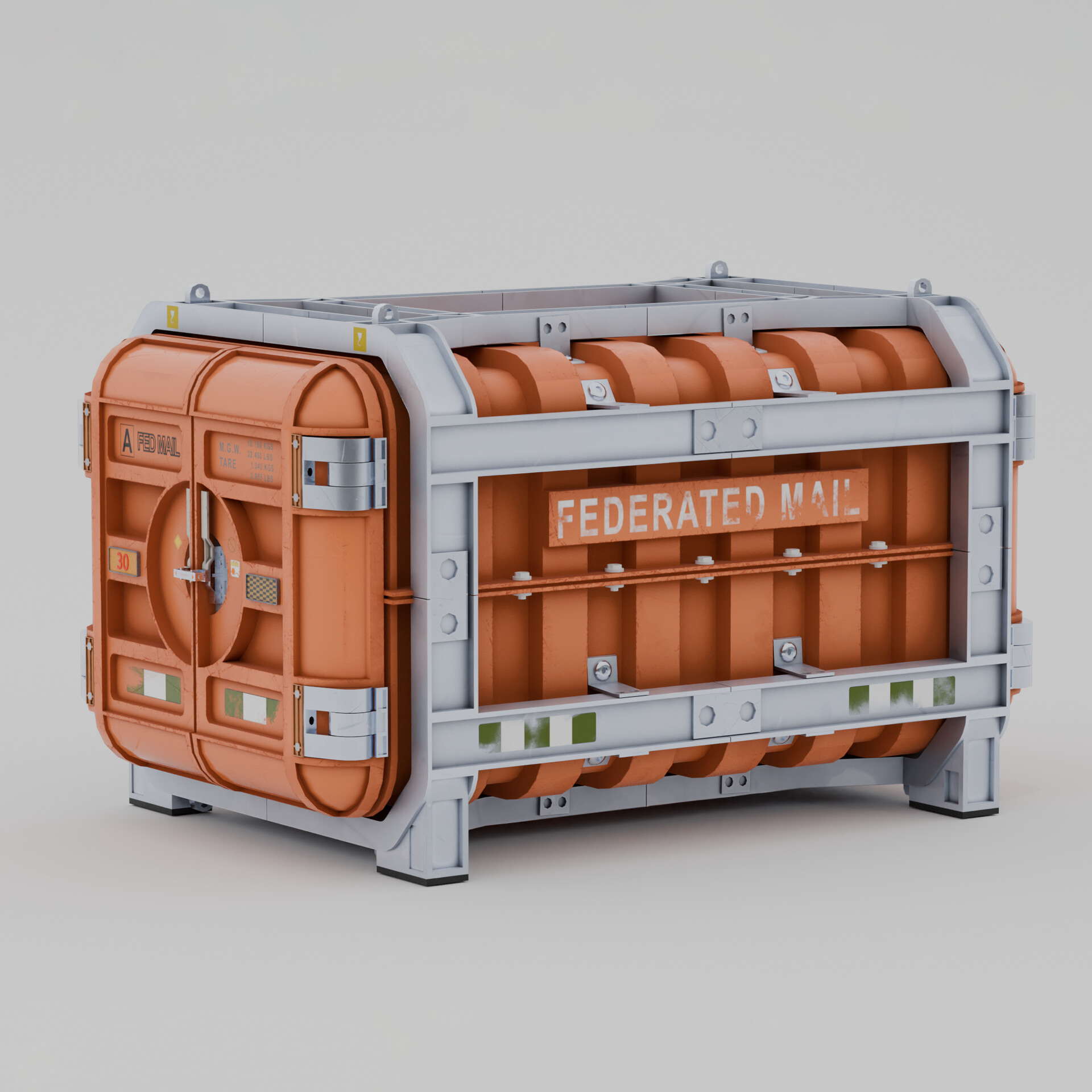 ArtStation - Large Shipping Container