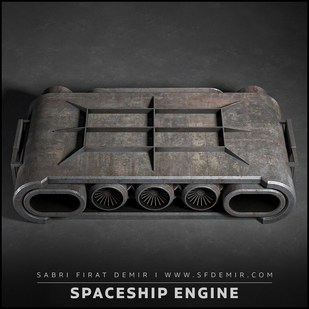 Spaceship Engine - Test Scene