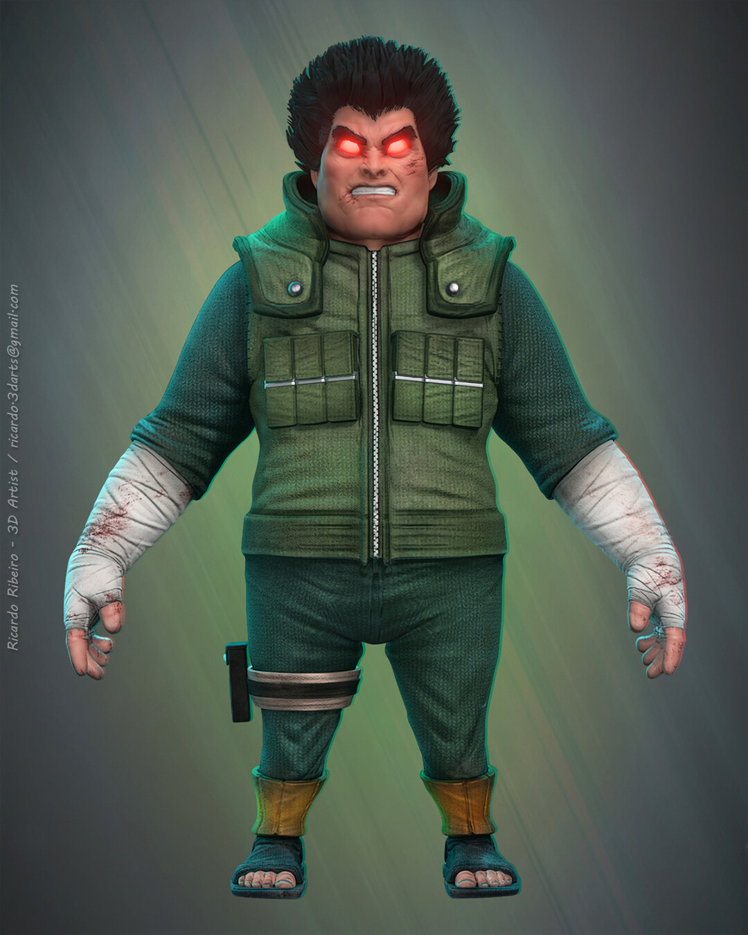 Artstation - Fat Rock Lee (fanart)