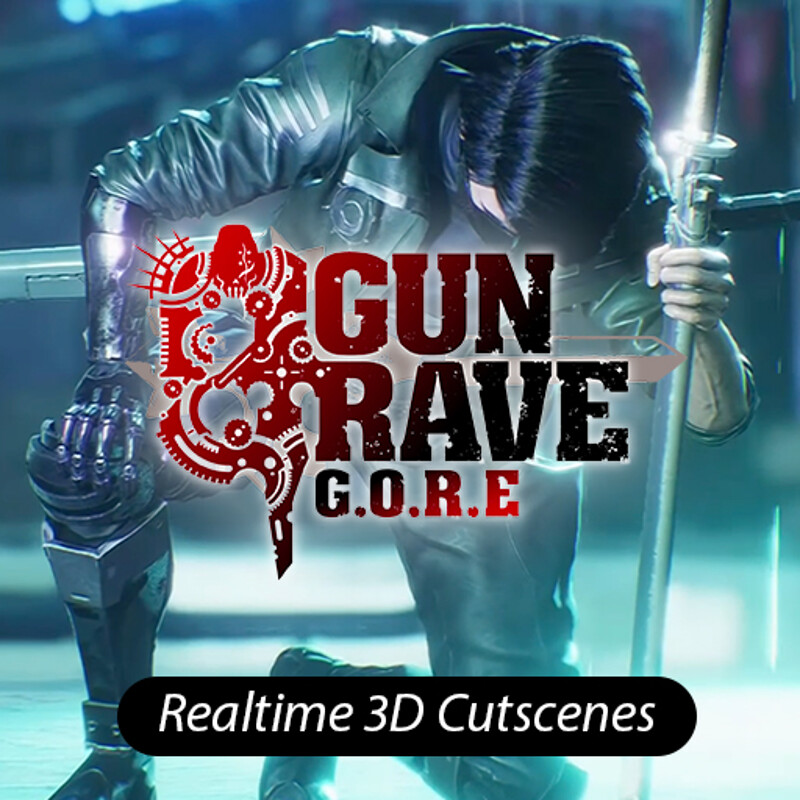 Tokkun Studio / Unreal Engine 4 - 3D Realtime Cutscenes - GunGrave: Gore