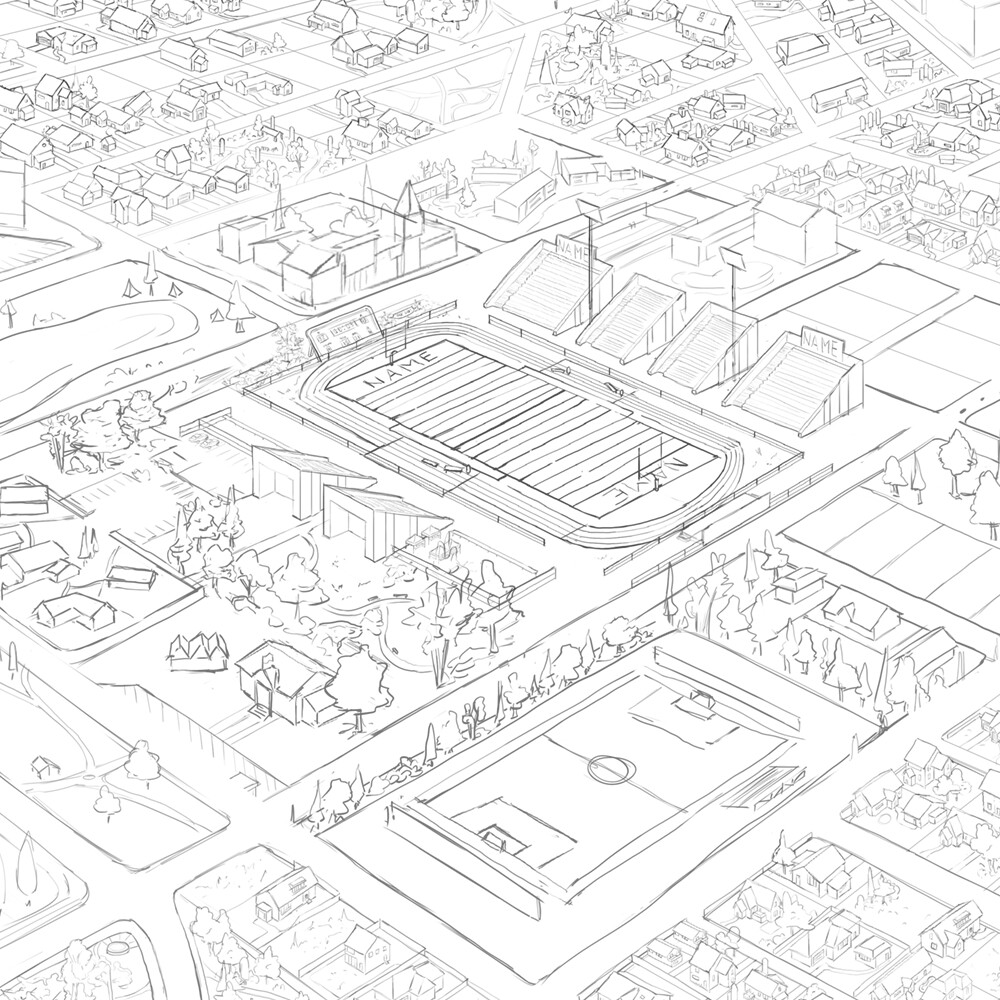 ArtStation - Varsity - Environment Sketches