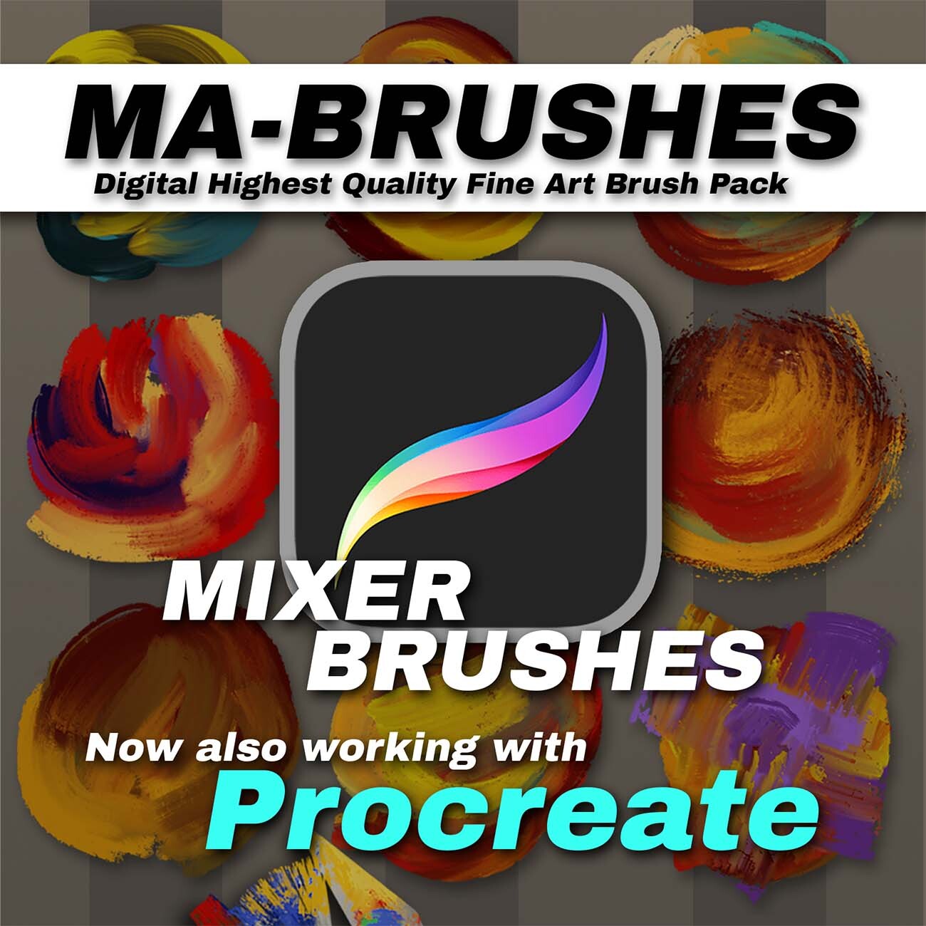 MA-Brushes Update! Added Brushes for Procreate Users!