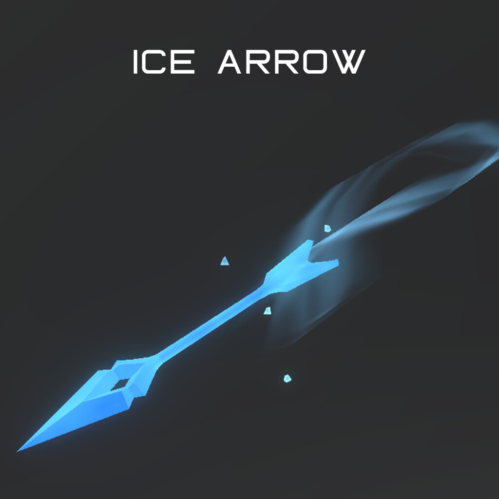 ArtStation VFX Ice Arrow Attack Han Chen Han Chen