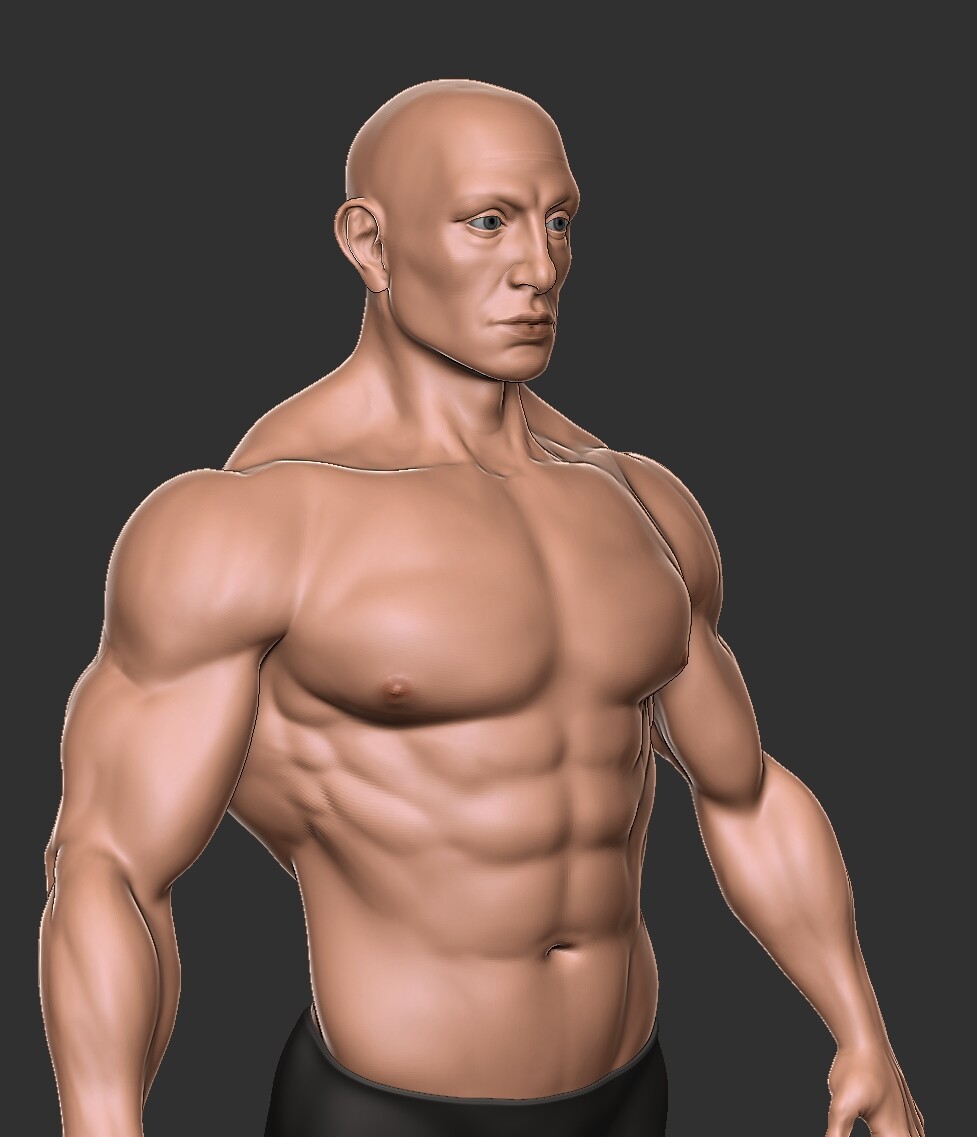 ArtStation - MALE ANATOMY PRACTICE