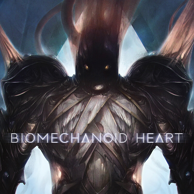 ArtStation - "Biomechanoid Heart" - Issue no.1. Cover Art