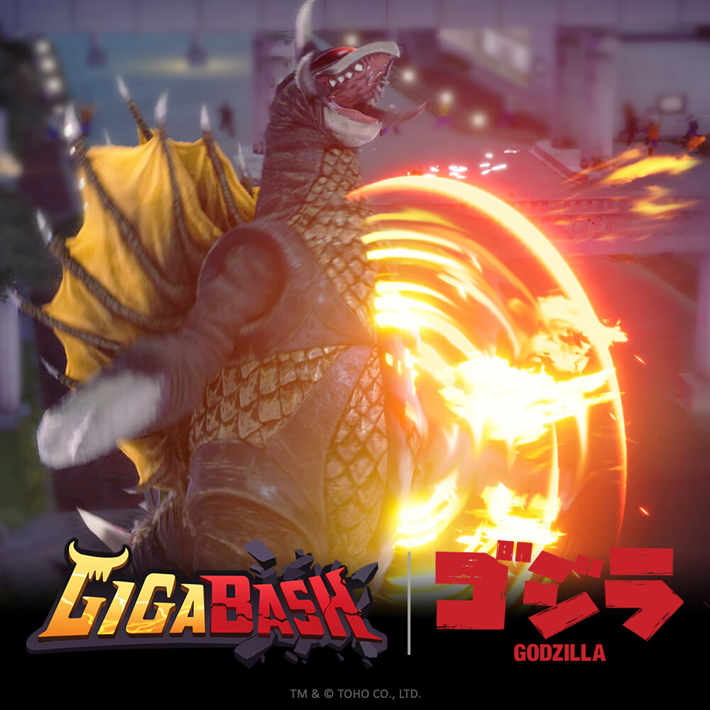 ArtStation - Gigabash 4 Kaiju DLC - Gigan Abilities VFX