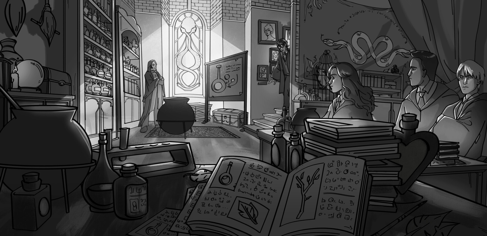 ArtStation - Harry Potter Potion Room Redesign 02