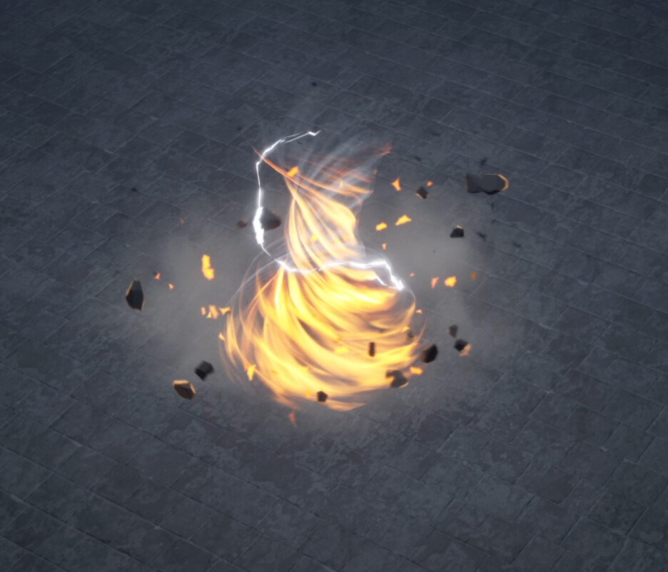 ArtStation - Fire Tornado - Unreal Engine 5.3