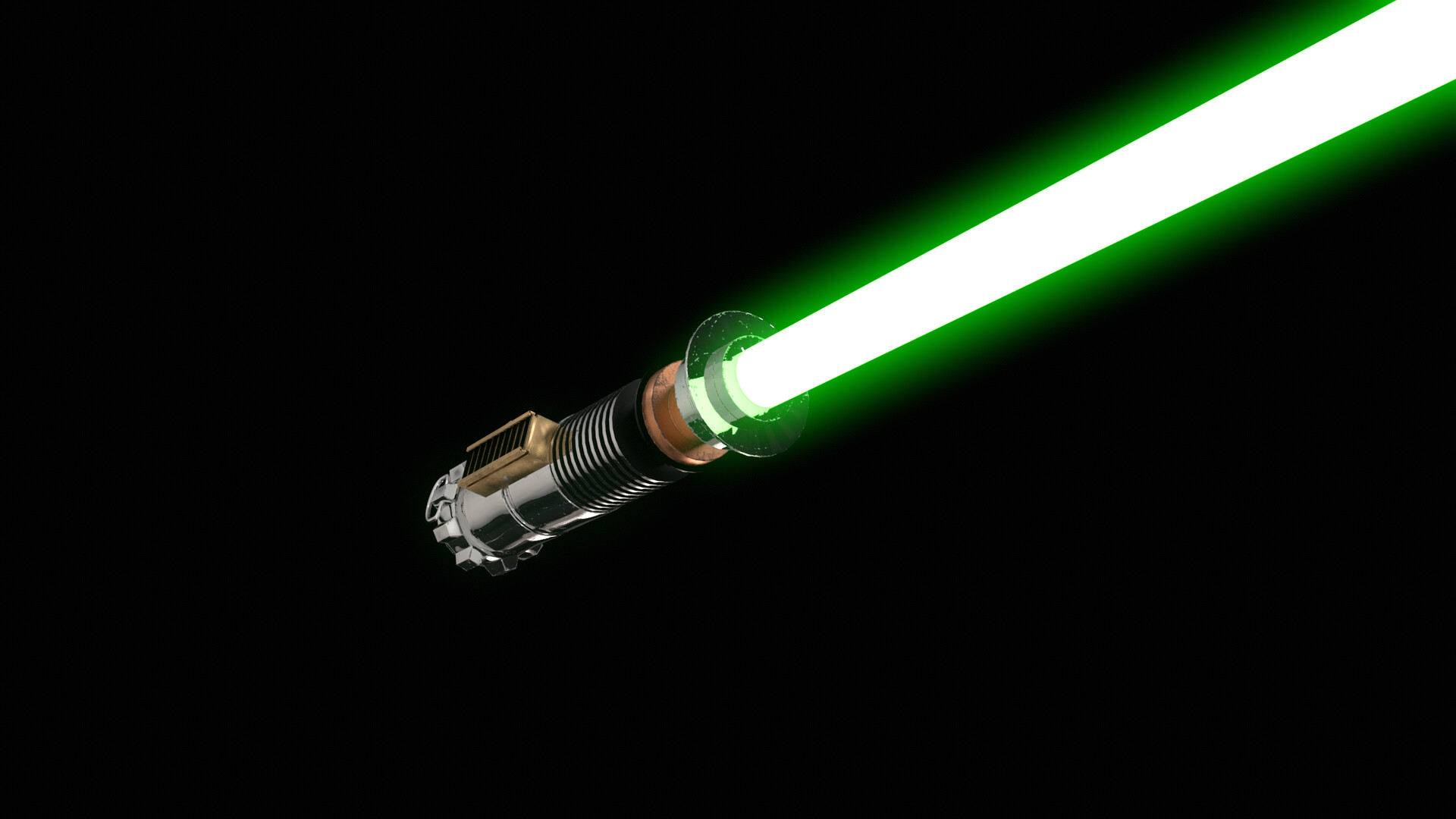 ArtStation - ROTJ Luke's Lightsaber