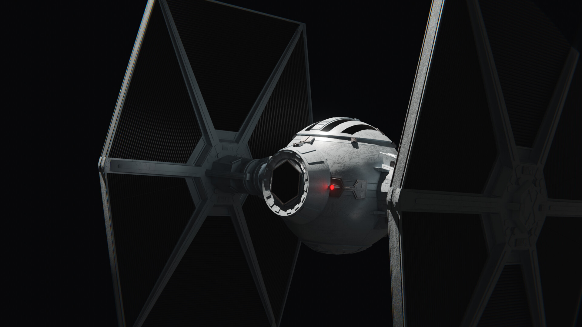 ArtStation - X-Wing and Imperial Tie Fighter