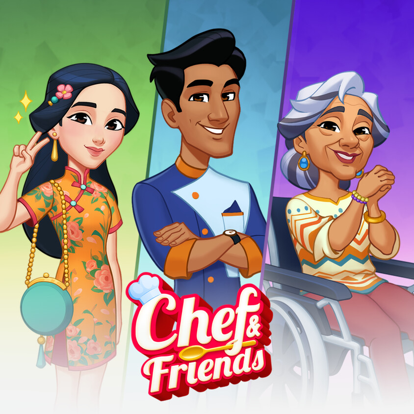 ArtStation - Chef & Friends: restaurant owners