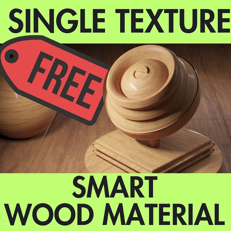 FREE Single Texture "Smart" Material for V-Ray | 3ds Max + Tutorial to DIY