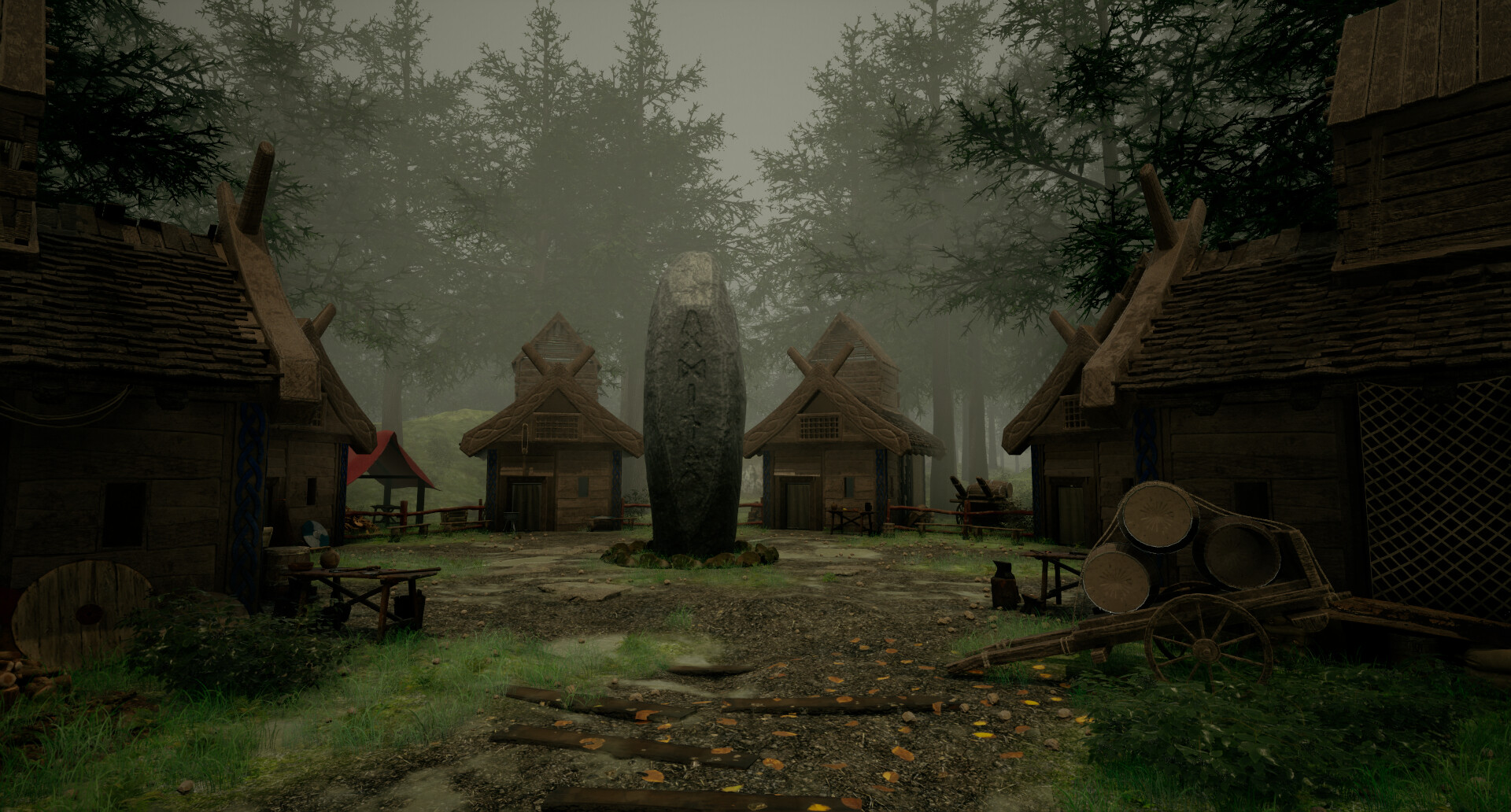 ArtStation - viking village