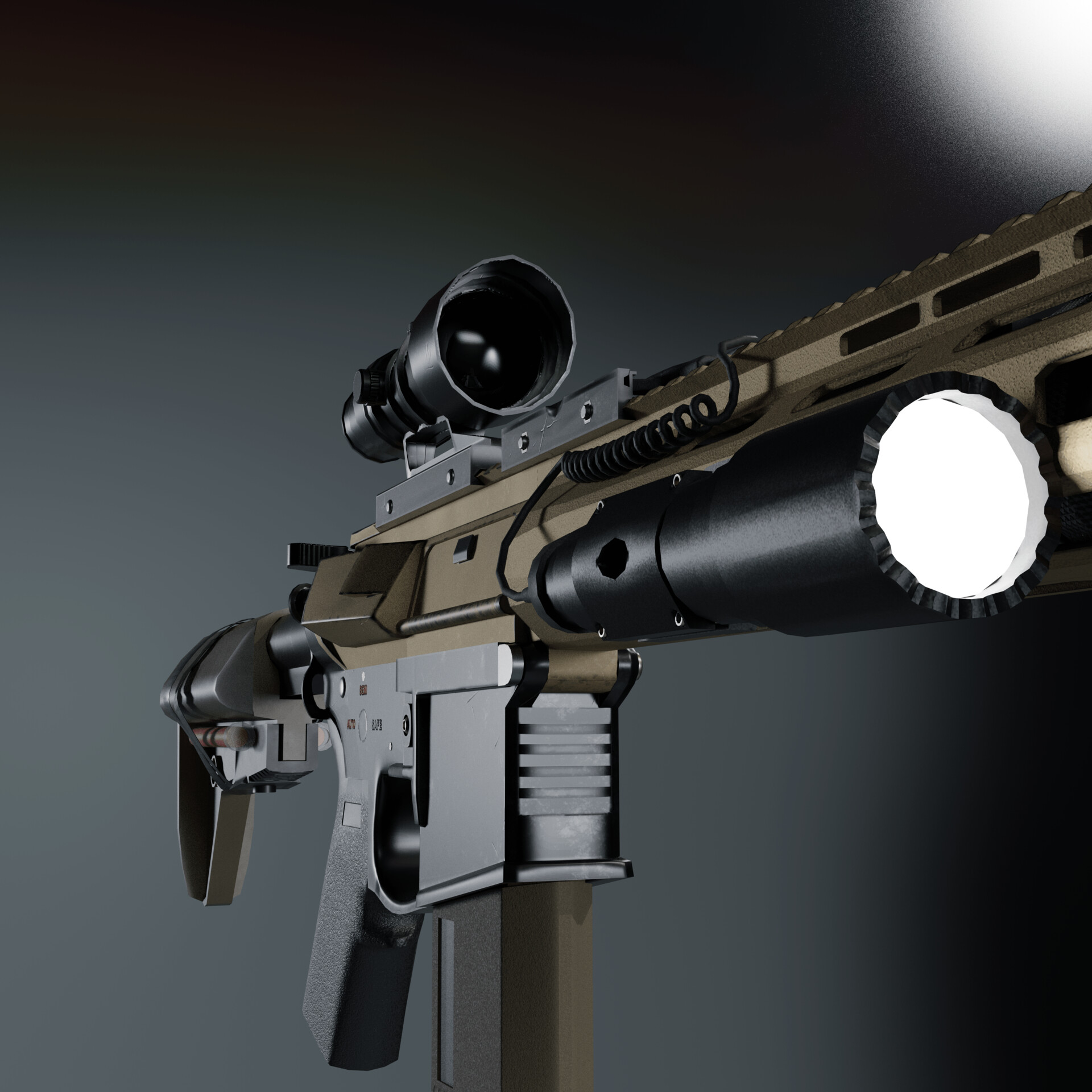 ArtStation - AR Rifle