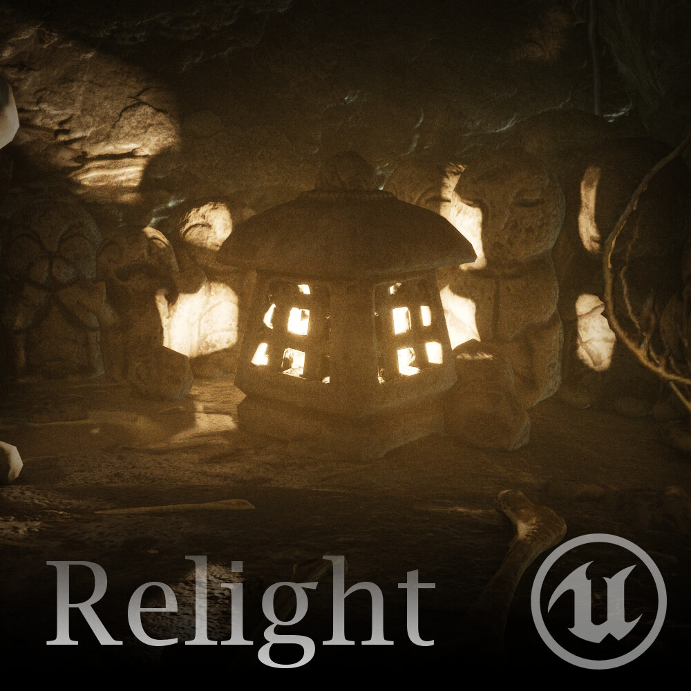 ArtStation - UE5 Relight - Deep Elder Caves