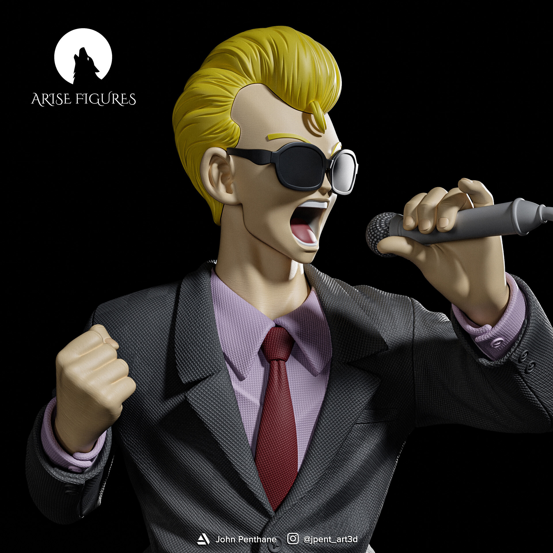 ArtStation World Martial Arts Tournament Announcer