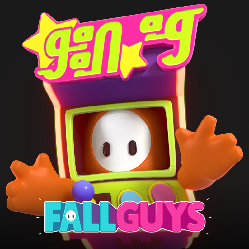 ArtStation - Fall Guys: ArcadeMachine