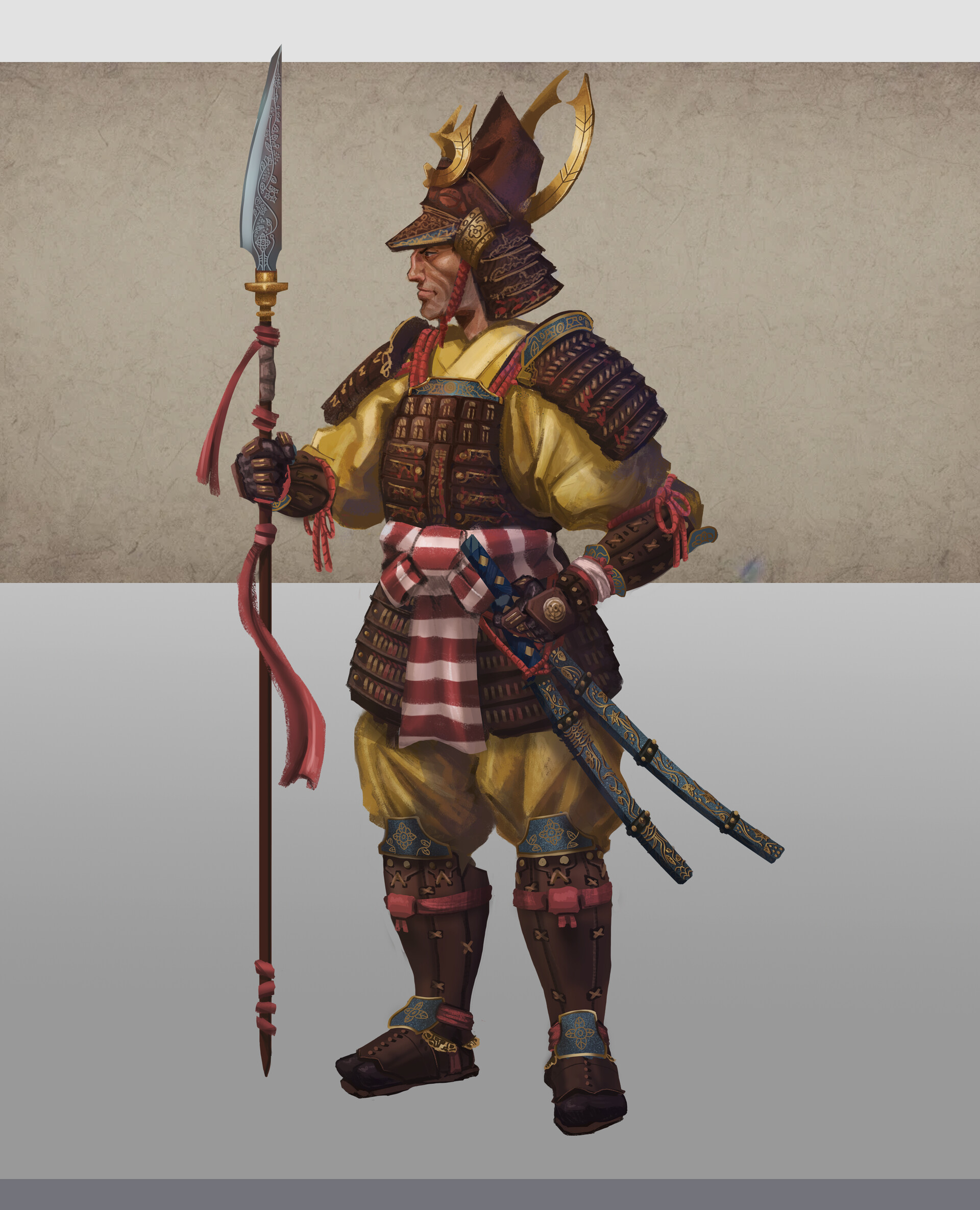 ArtStation - Samurai Character Design