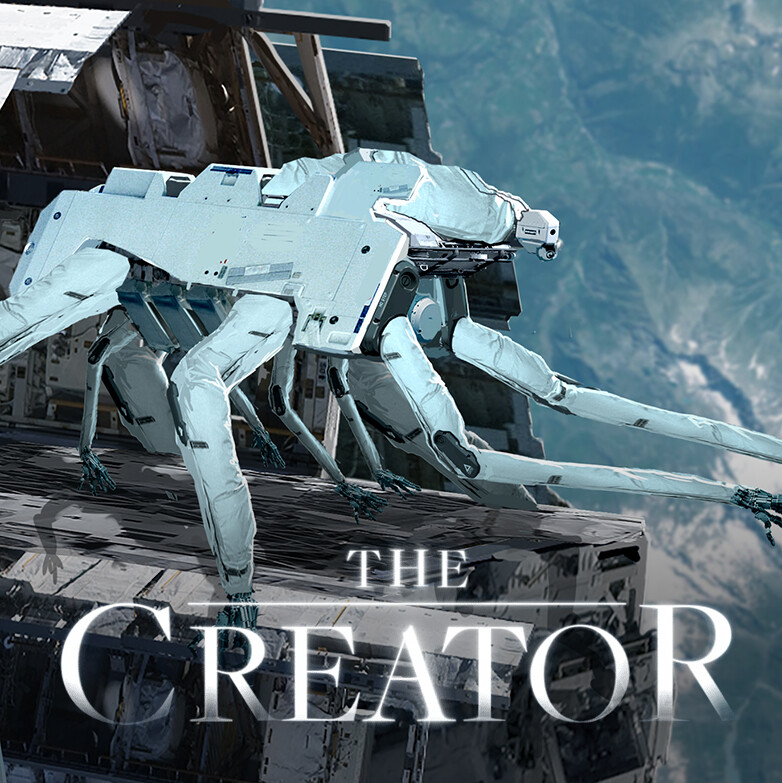 ArtStation - The Creator orbital fight