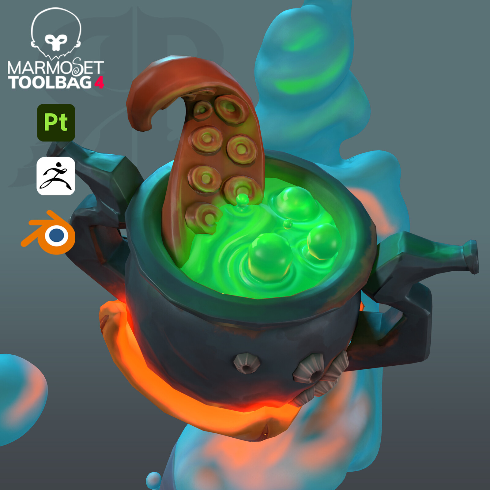 Friendly Sea Witch Cauldron