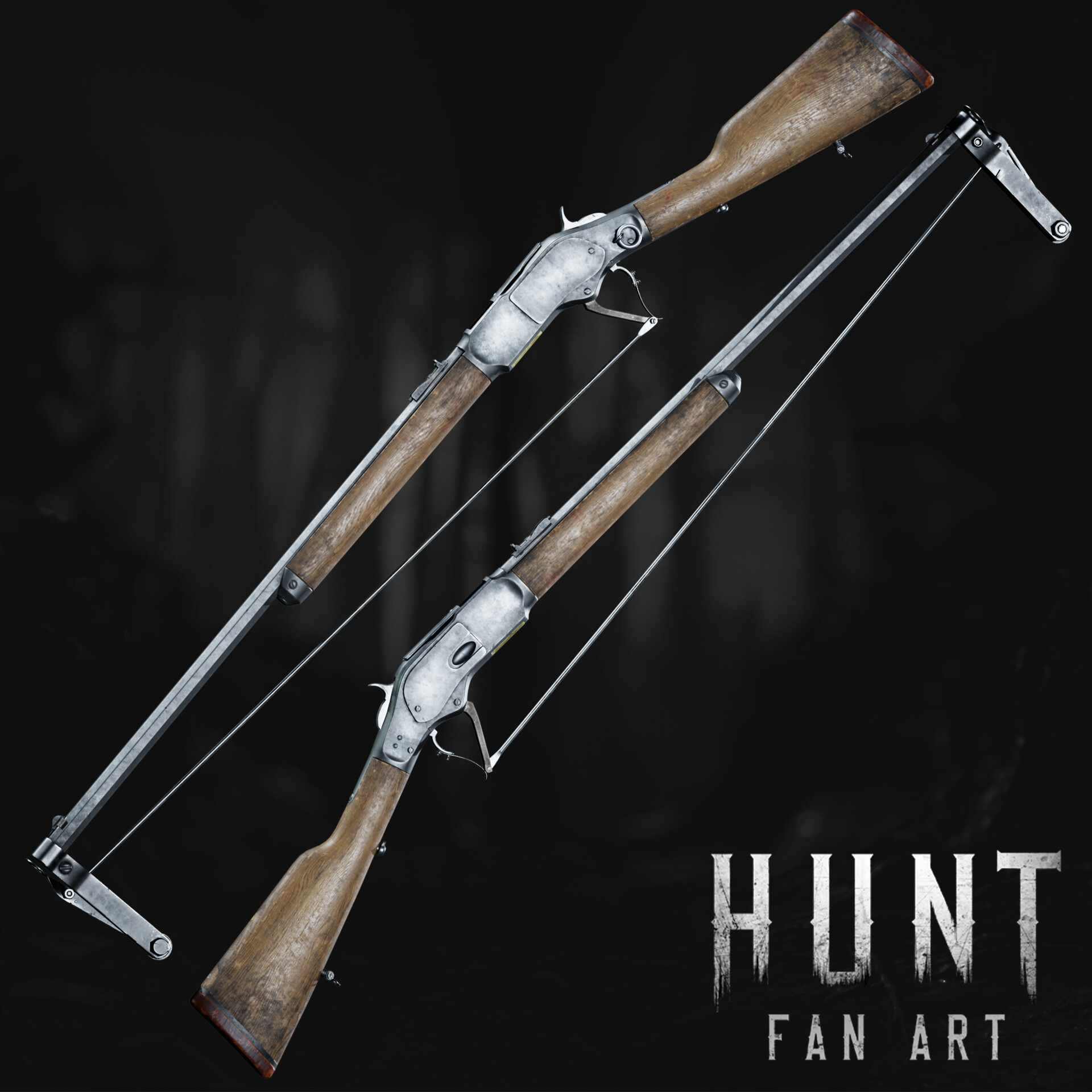 Artstation - Hunt: Showdown Fan Art - Winfield M1873c 